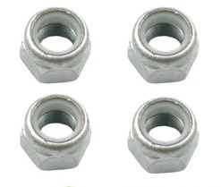 гайка м10х1.25 с белым нейлоновым кольцом самоконтрящаяся высокая в Нижнем Новгороде